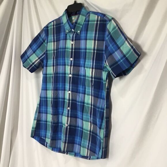 Goodthreads Slim-Fit Short-Sleeve Plaid Shirt (C9) - Picture 4 of 7